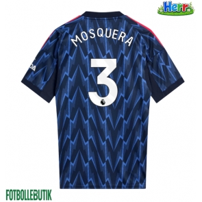 Arsenal Cristhian Mosquera #3 Bortatröja 2025-26 Kortärmad